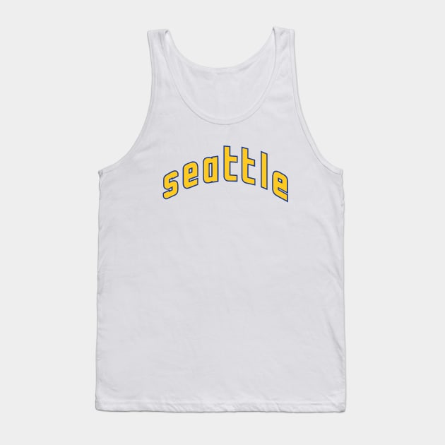 Defunct Seattle Pilots Baseball 1969 Tank Top by LocalZonly